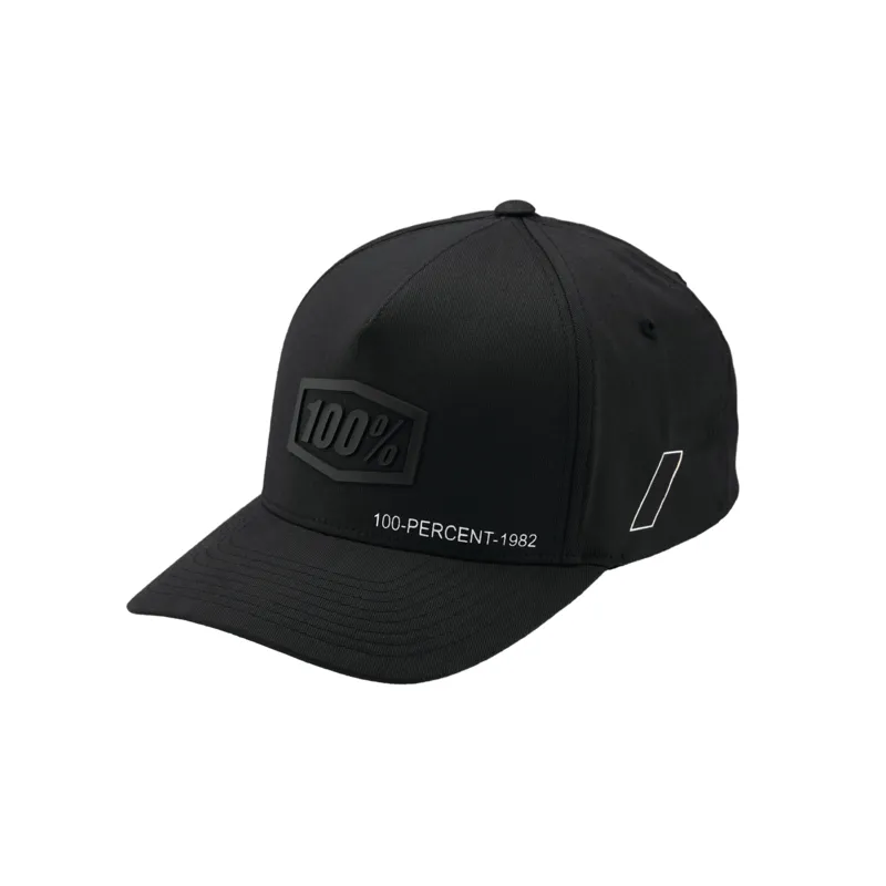 100% Shadow Flexfit X-Fit Cap in Black